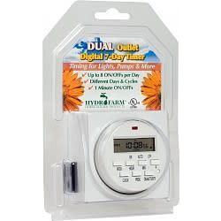 Autopilot Dual Outlet 7-Day Grounded Digital Programmable Timer, 1725W, 15A, 1 Second On/Off