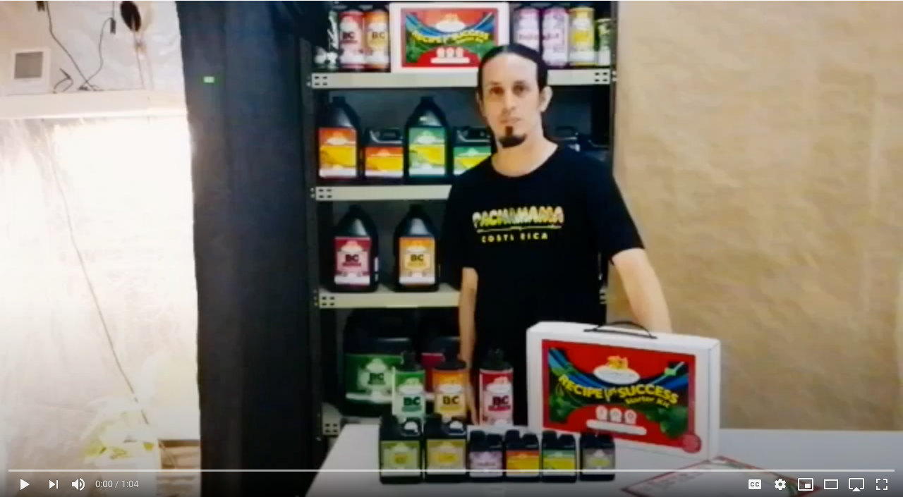 Learn with Sebastian how to prepare your Recipe for Success - Pachamama Indoor Farming Culture