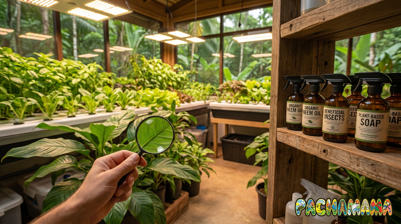 Plagas comunes cultivo indoor - control natural sin quimicos