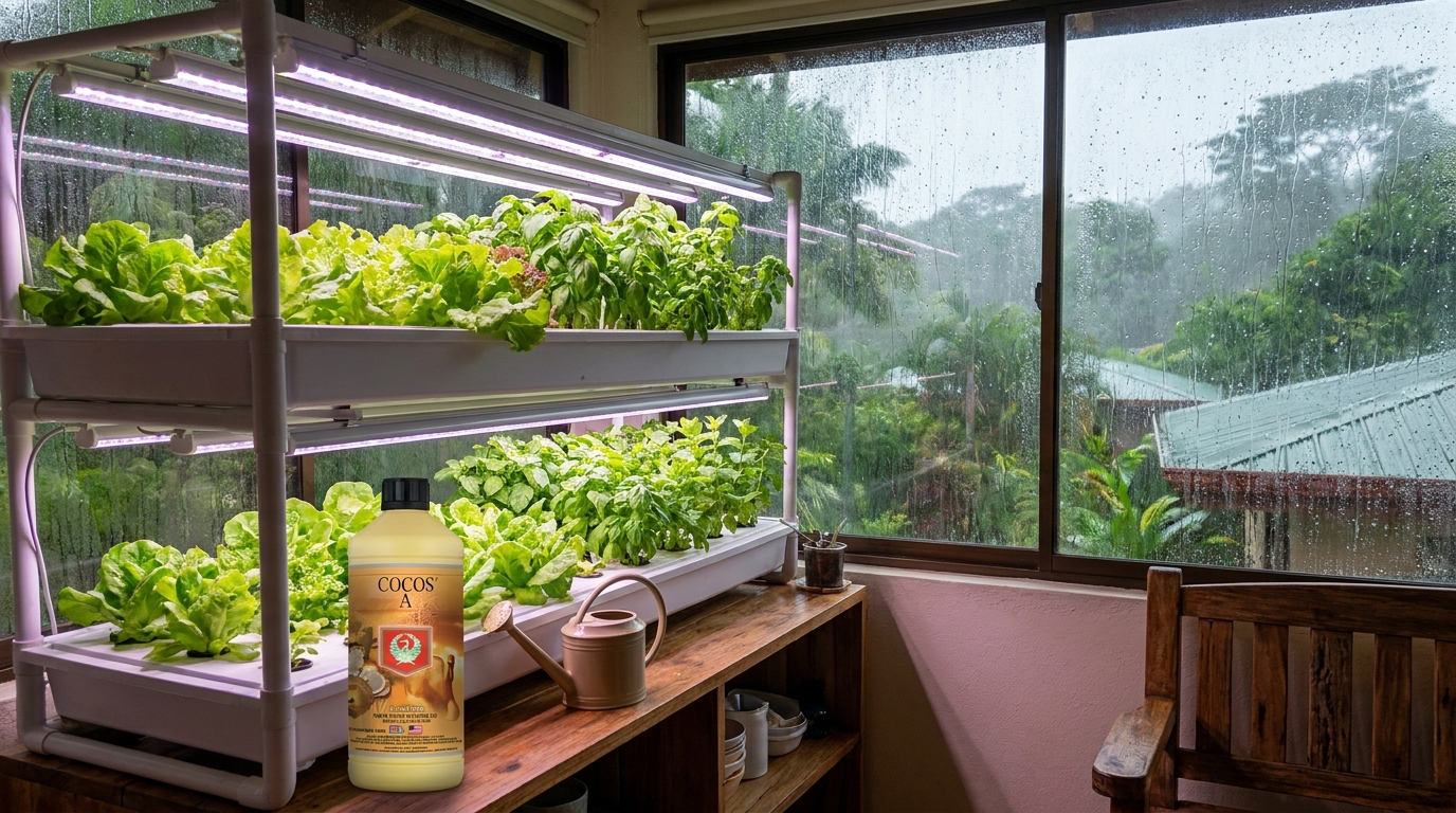 Qué cultivar en la temporada lluviosa de Costa Rica — guía indoor