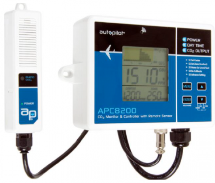 Autopilot CO2 Monitor & Controller w/15' Remote Sensor