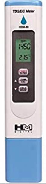 HM Digital Meters COM-80 EC/TDS/Temp Water Tester impermeable