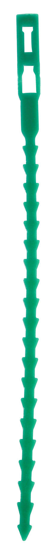 Bridas ajustables de plástico para plantas Grower's Edge de 6,75 pulgadas, paquete de 50 unidades