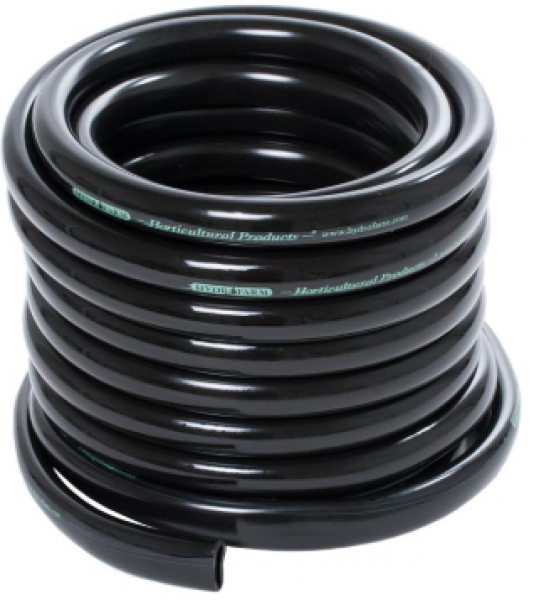 Active Aqua 1/2 in ID Black Tubing, 25 ft Roll