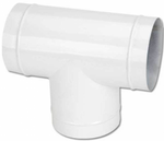 Green Gold 10x10x10 White Coated Tee Connector