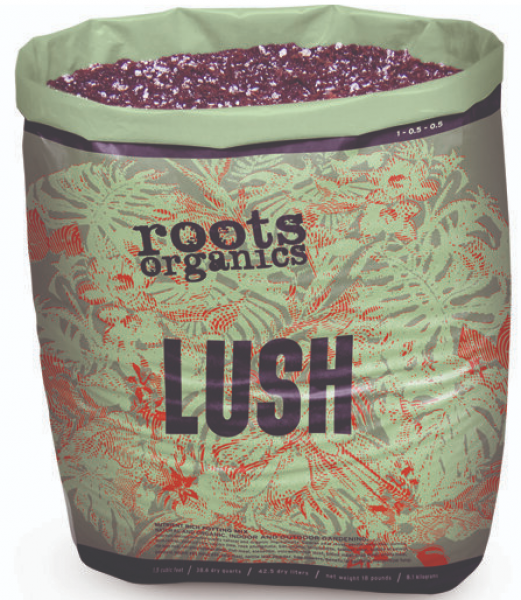 Roots Organics Tierra para macetas exuberante, 1,5 pies cúbicos