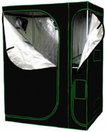 Grow Tent 24" x 24" x 56" (60x60x140cm) 600D, Round door, plastic Corner