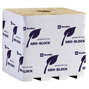 Grodan Bloque de crecimiento mejorado, Hugo de 6" x 6" x 5.8"