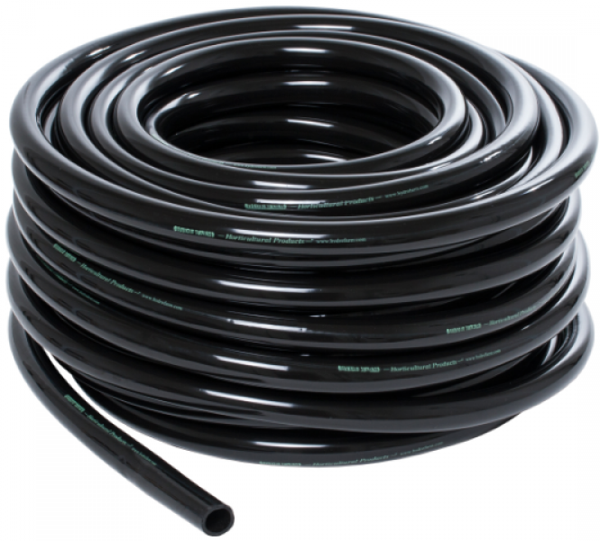 Active Aqua 3/4 in ID Black Tubing, 100 ft Roll