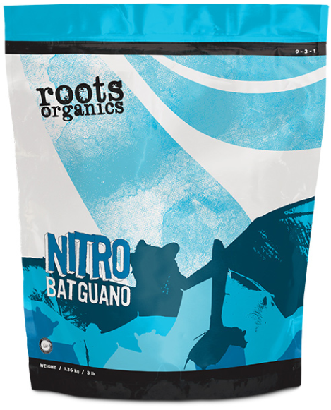 Roots Organics Nitro Bat Guano, 3 lb