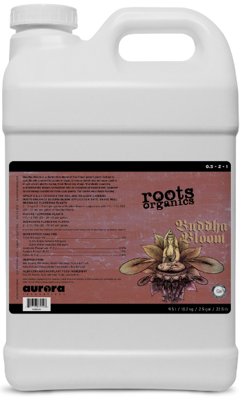Roots Organics Buddha Bloom, 2.5 gal