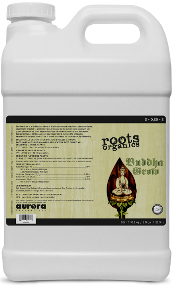 Roots Organics Buddha Grow, 2.5 gal
