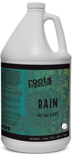 Agente humectante de lluvia Roots Organics, 1 galón