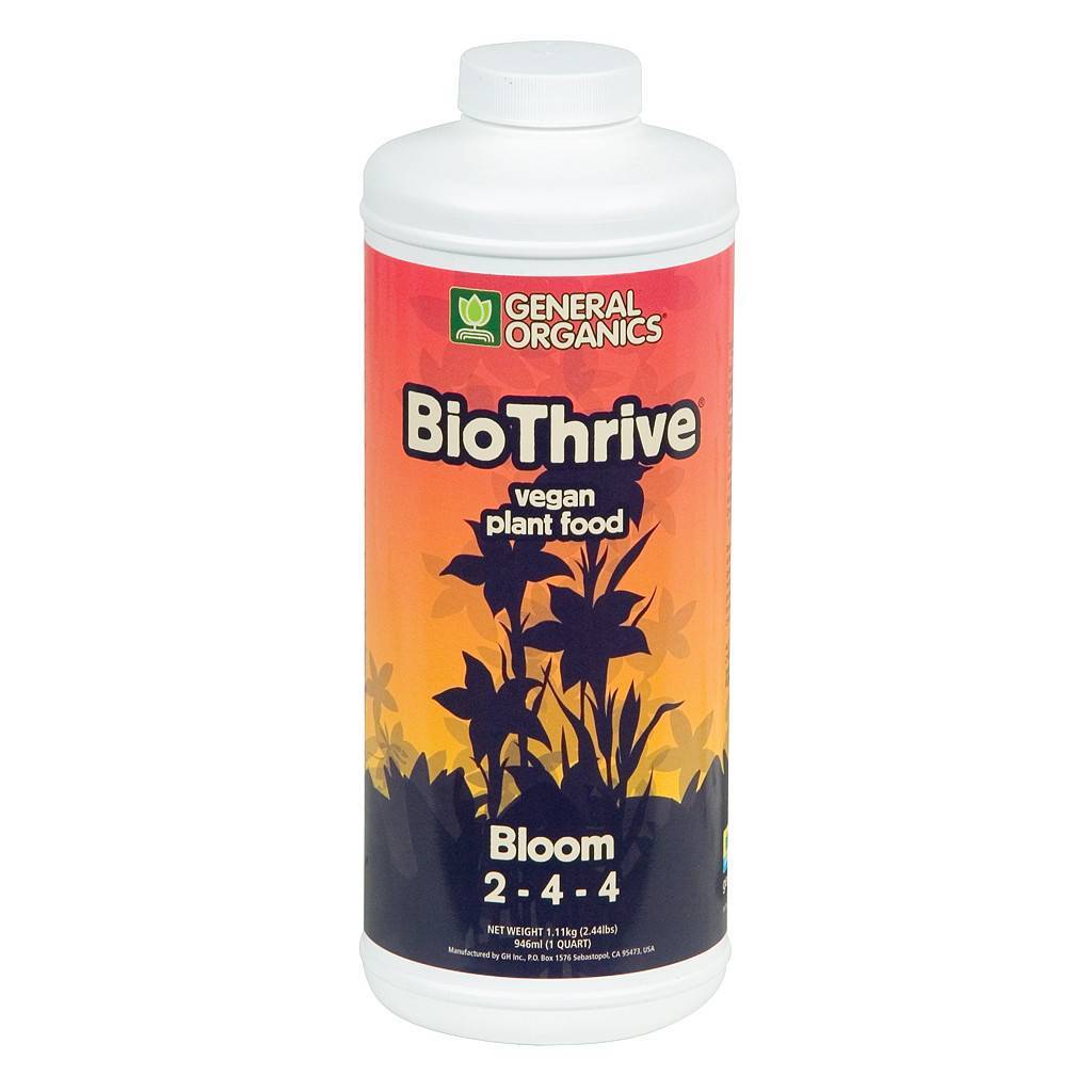 GH General Organics BioThrive Bloom, 1 cuarto de galón