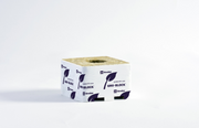 Grodan Gro Block mejorado GR6.5 pequeño 4" con agujero, 4" x 4" x 2.6" envuelto/tira retráctil
