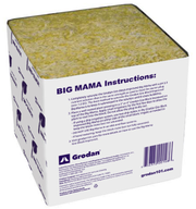 Grodan Gro-Block Big Mama mejorado, 8 x 8 x 8, sin agujero