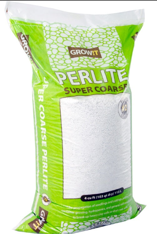 GROW!T Perlita Grado #2, Súper Gruesa, 4 pies cúbicos