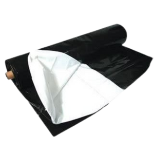 Hydrofarm Black & White Poly, 100' x 10', 4 mil