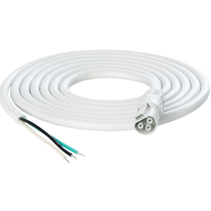 PHOTOBIO X White Cable Harness, 16AWG w/leads, 10'