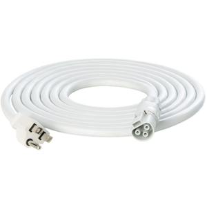 PhotoBio X White Cable Harness, 16AWG 110-120V Plug, 5-15P, 10'