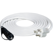 Cable de conexión PhotoBio VP blanco, 18 AWG, 110-120 V, 5-15P, 3 m
