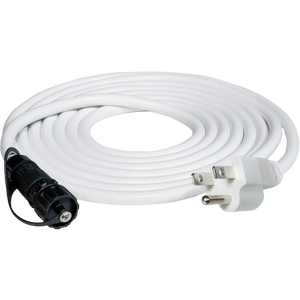 PhotoBio VP White Cable Harness, 18AWG, 110-120V, 5-15P, 10'