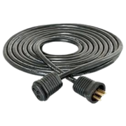 Extensión de cable de lámpara Hydrofarm, 15', Lock &amp; Seal