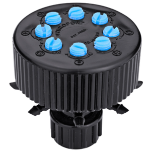 Raindrip Adjustable Eight-Outlet Bubbler