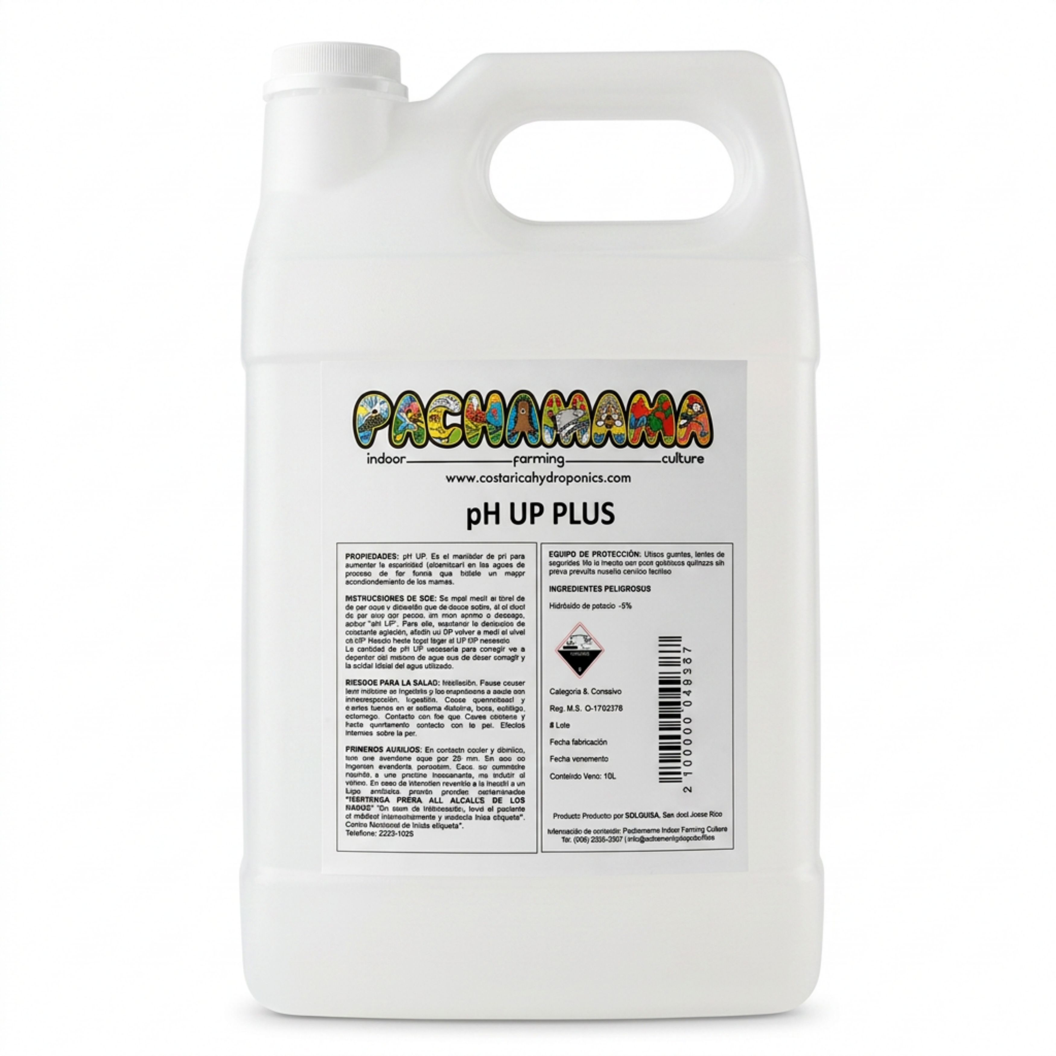 pH Up Plus Pachamama, 1 galón
