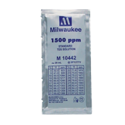 Solución de calibración TDS de 1500 ppm de Milwaukee, 20 ml por unidad