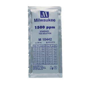 Milwaukee 1500 ppm TDS Calibration Solution, 20ml Per Unit
