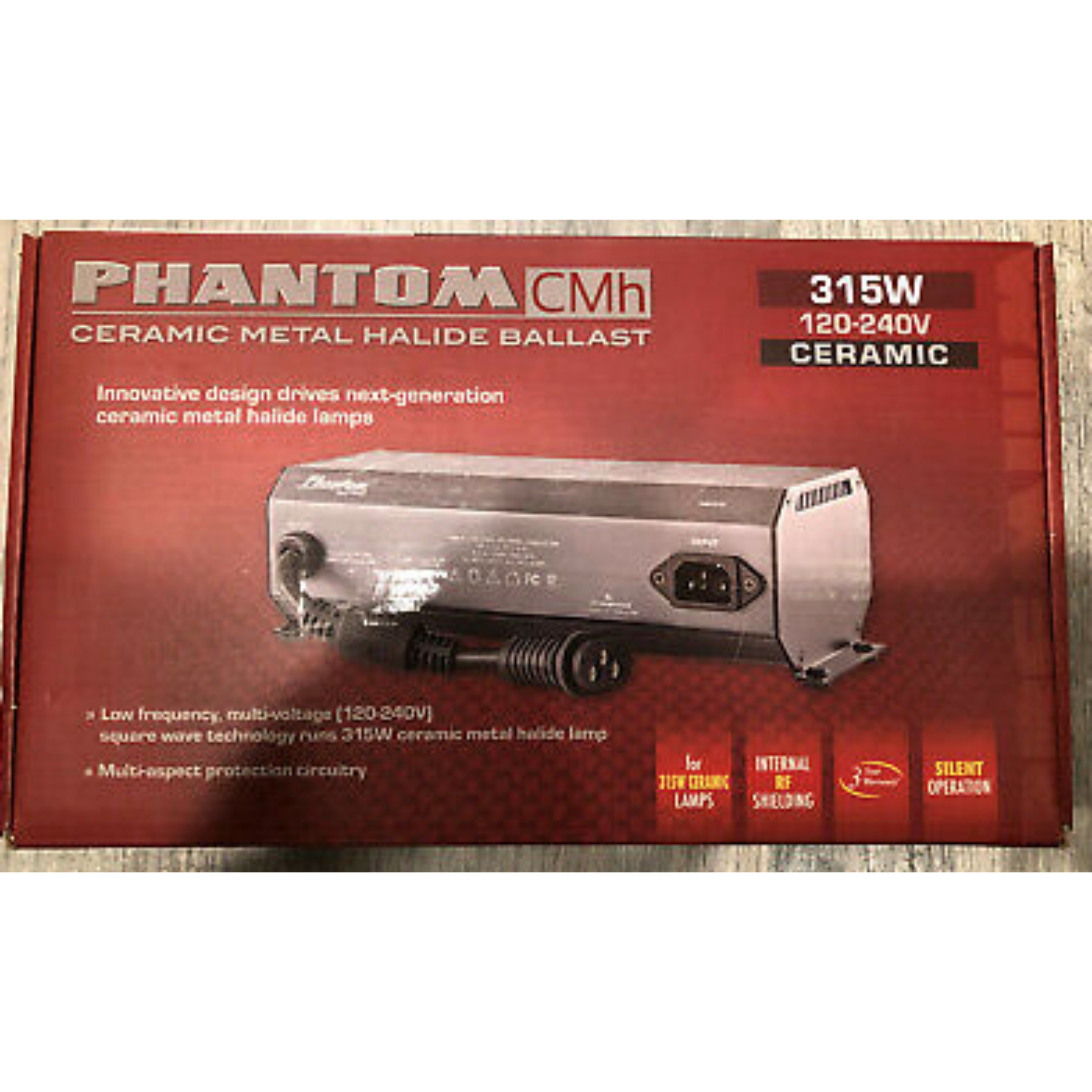 Phantom II CMh Ceramic Metal Halide Digital Ballast, 315W, 120V/240V