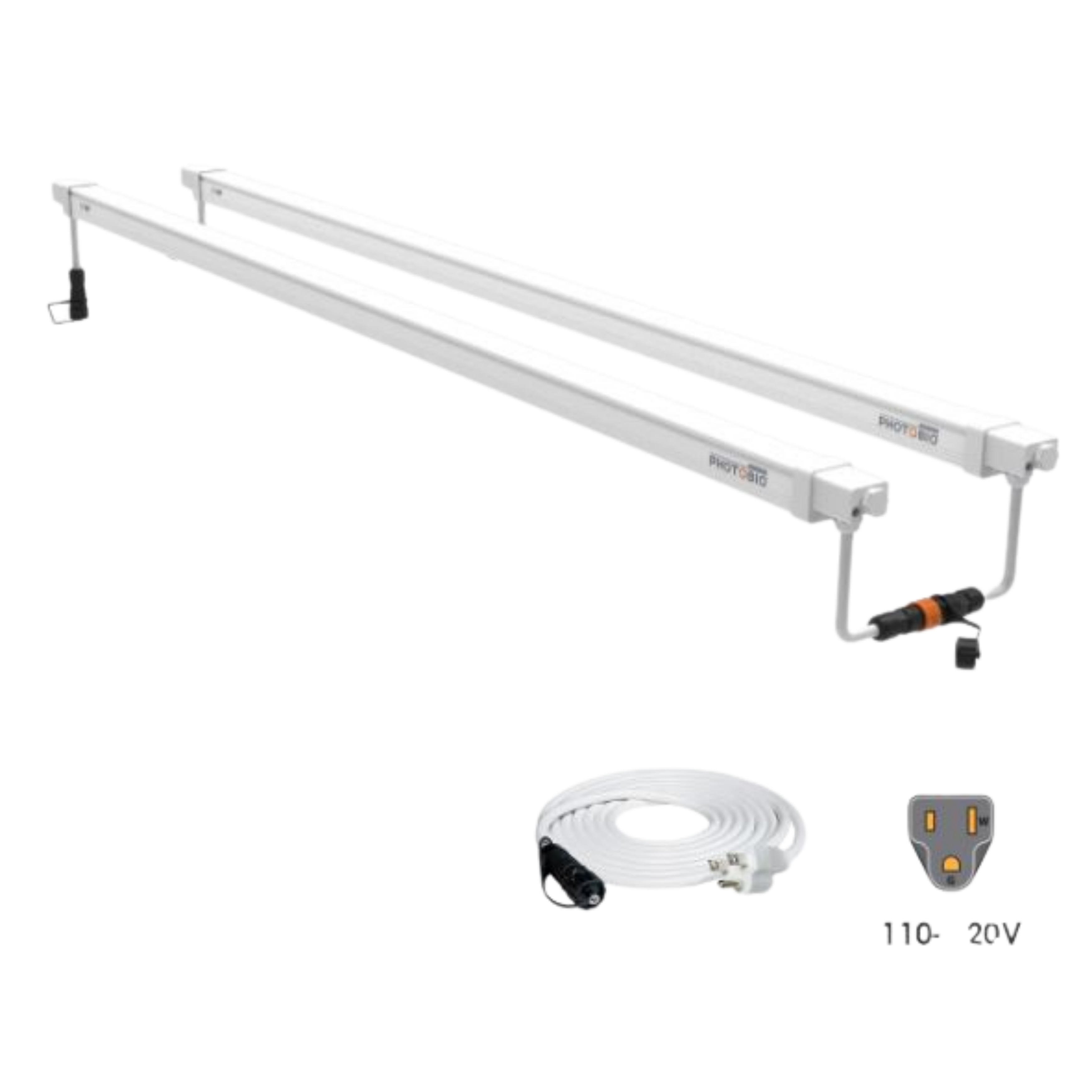 PhotoBio VP LED, 32W, 100-277V VE Paquete de 2, (Cable de 10' y 120V)