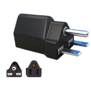 Plug Adapter Adapts from 120v to 240v
