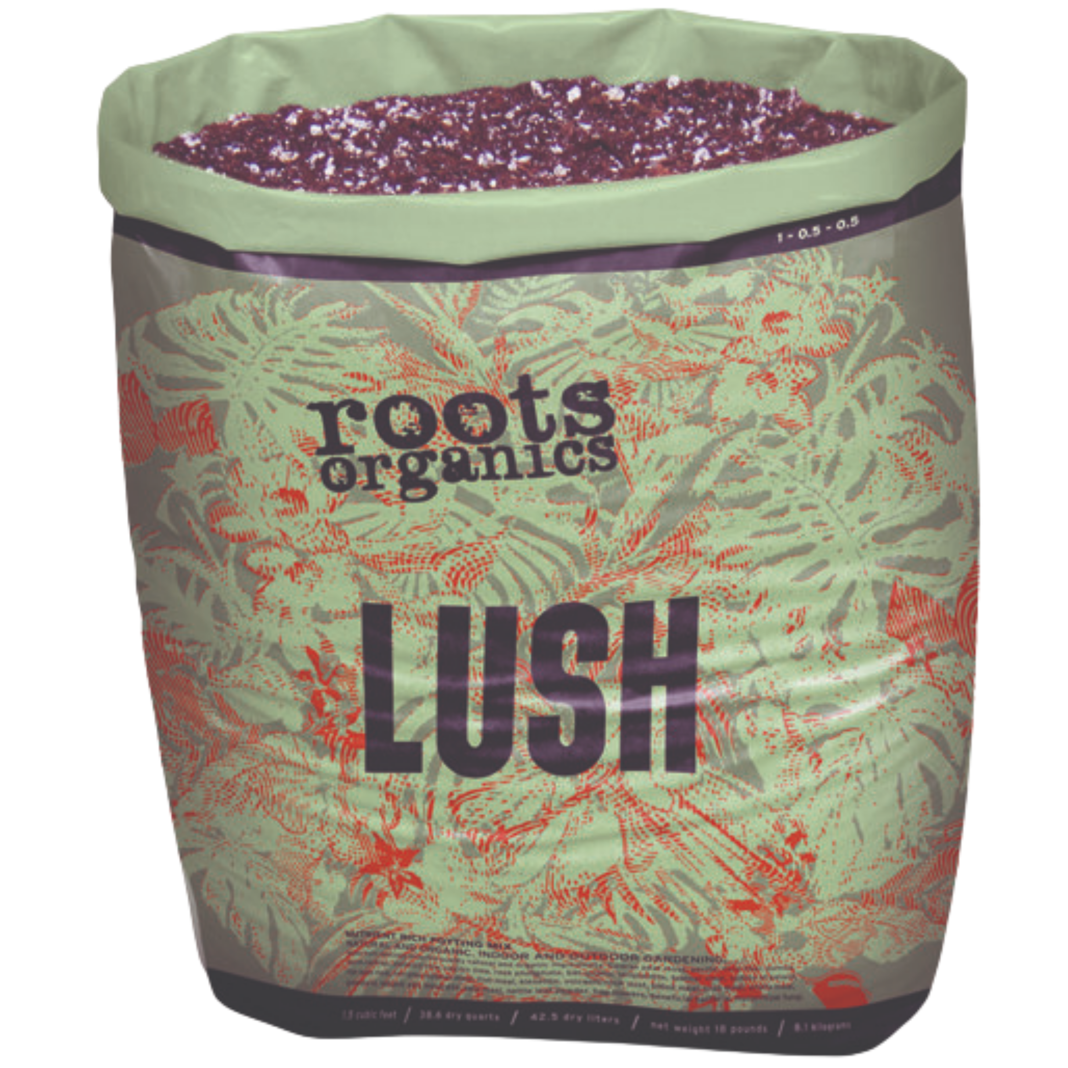 Roots Organics Lush Potting Soil, 1.5 cu ft