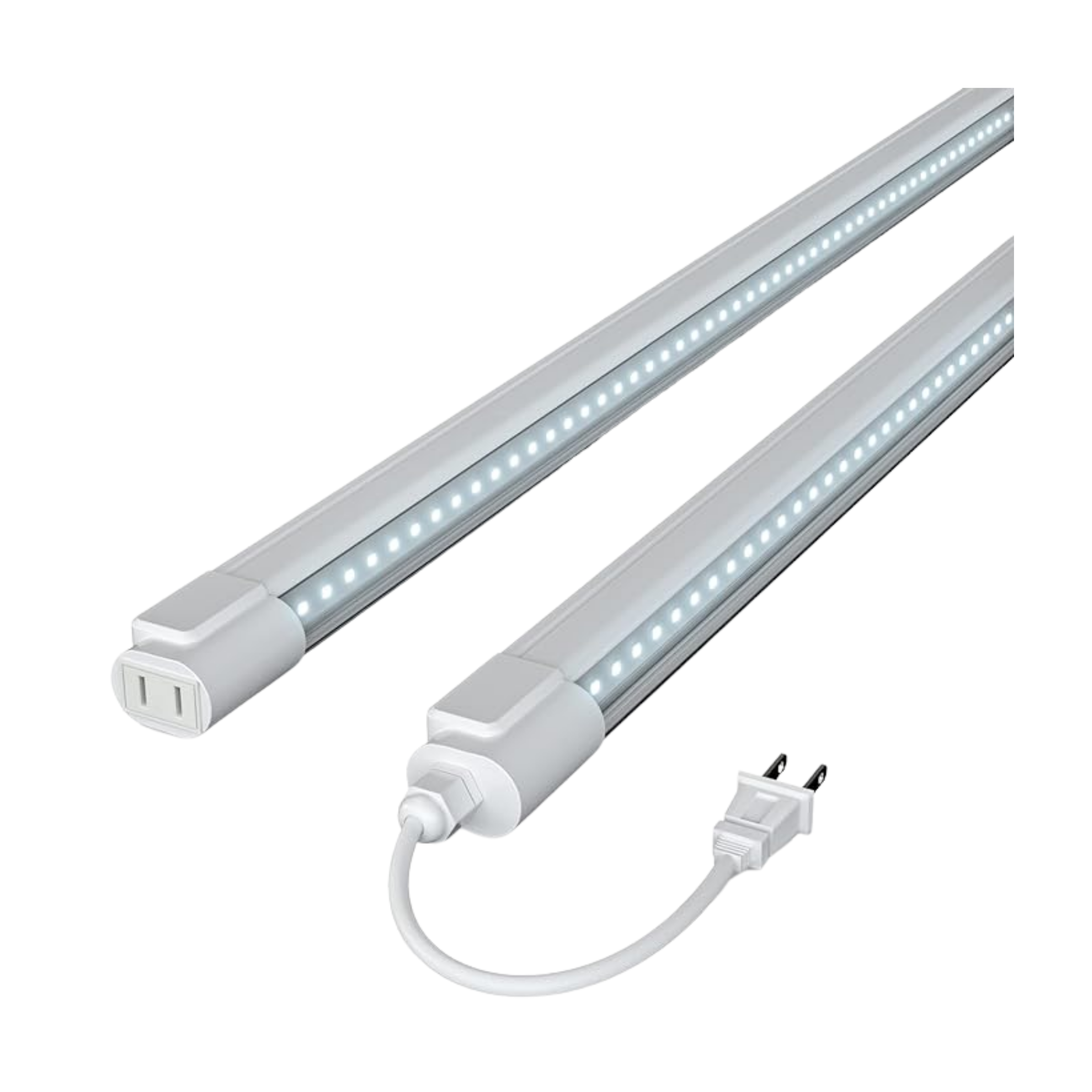 LED clon de 18 W, 2 piezas, incluye un cable de alimentación de entrada de 4 pies, 9000 K