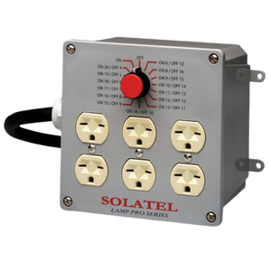 Timer, Solatel Lamp Pro, 6 Outlets, 240V 30A
