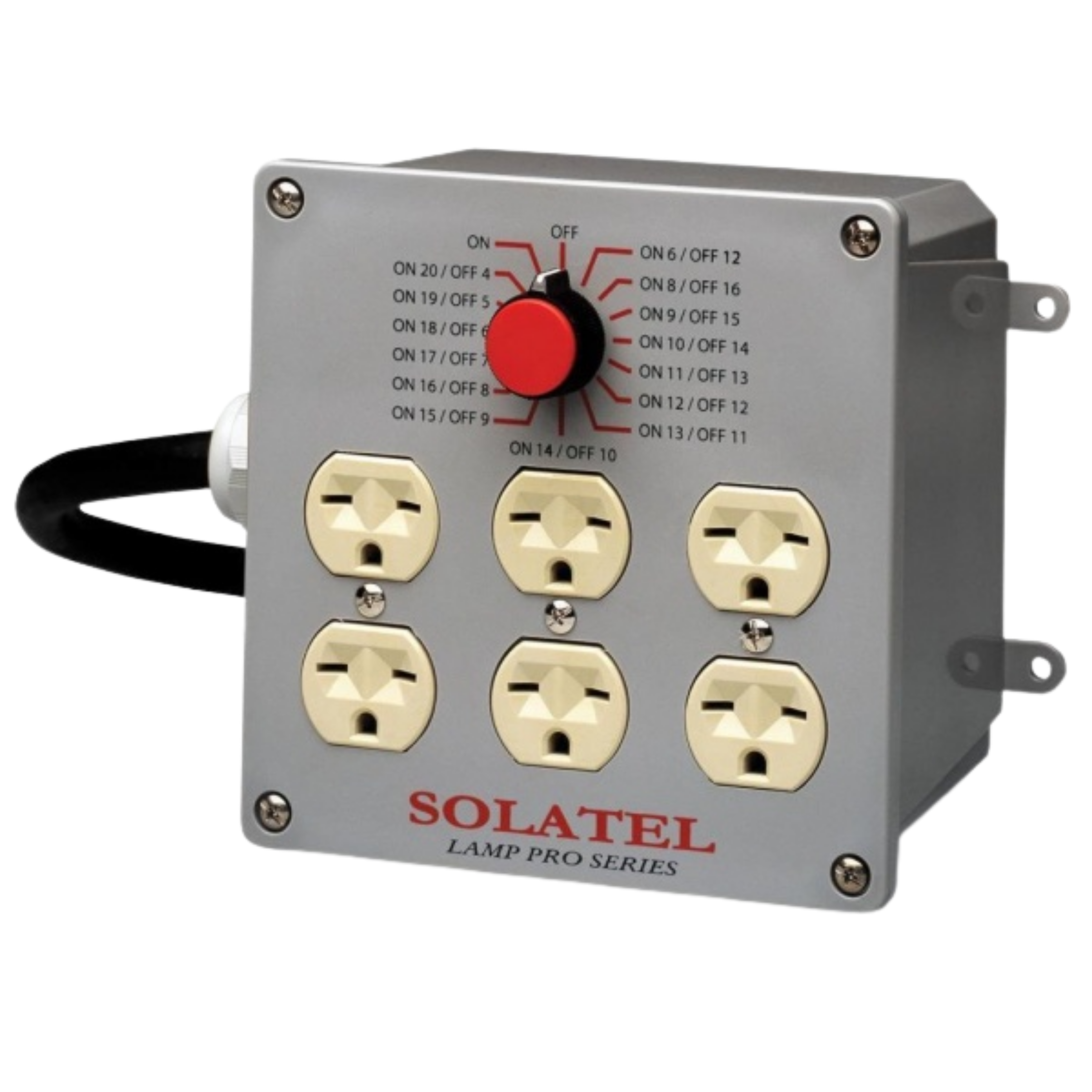 Timer, Solatel Lamp Pro, 6 Outlets, 240V 30A
