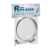 Abrazaderas para conductos de acero inoxidable Active Air, 6 pulgadas