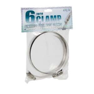 Active Air Stainless Steel Duct Clamps, 6 in
