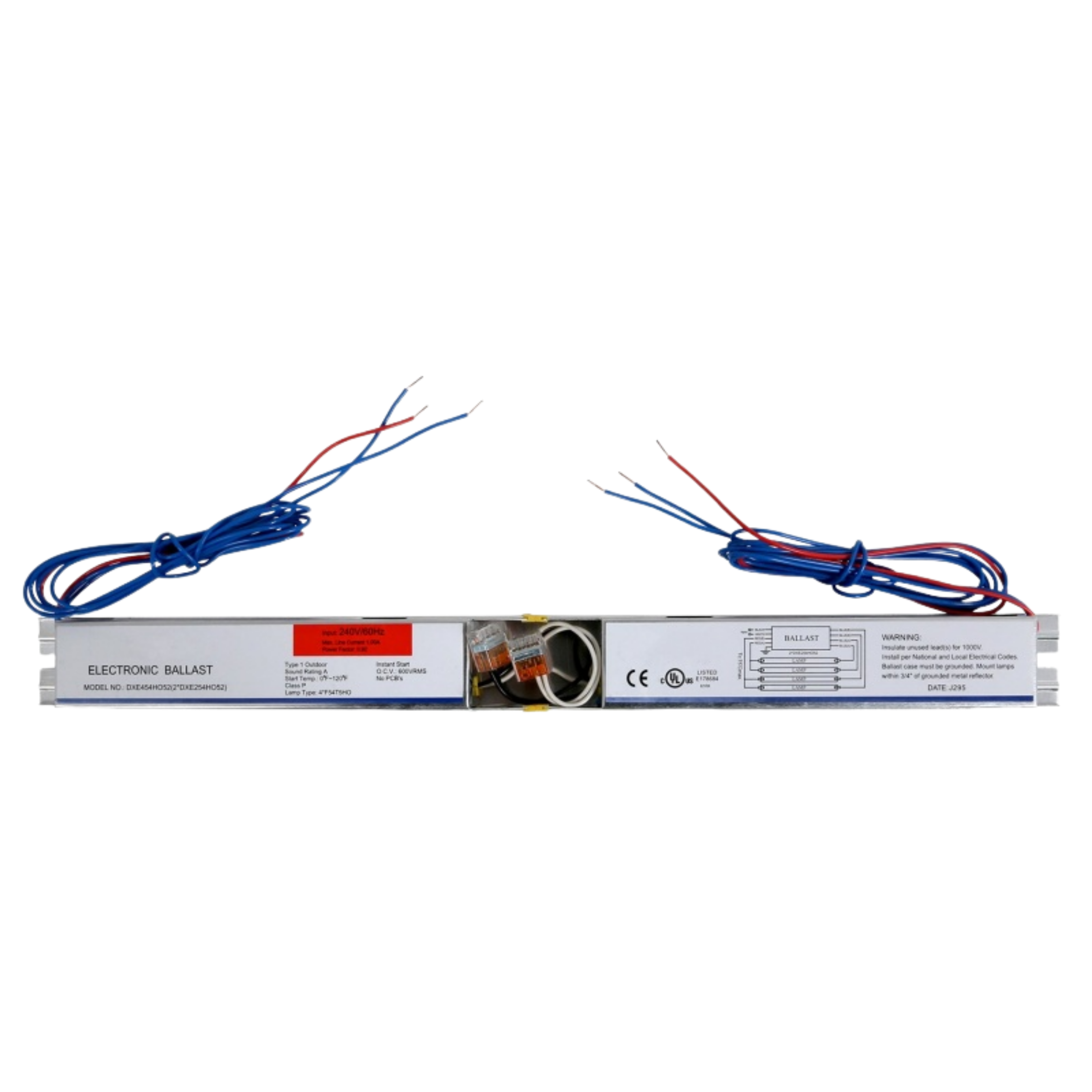 Ballast Replacement T5 HO 4 x 54 Watt - 240 Volt