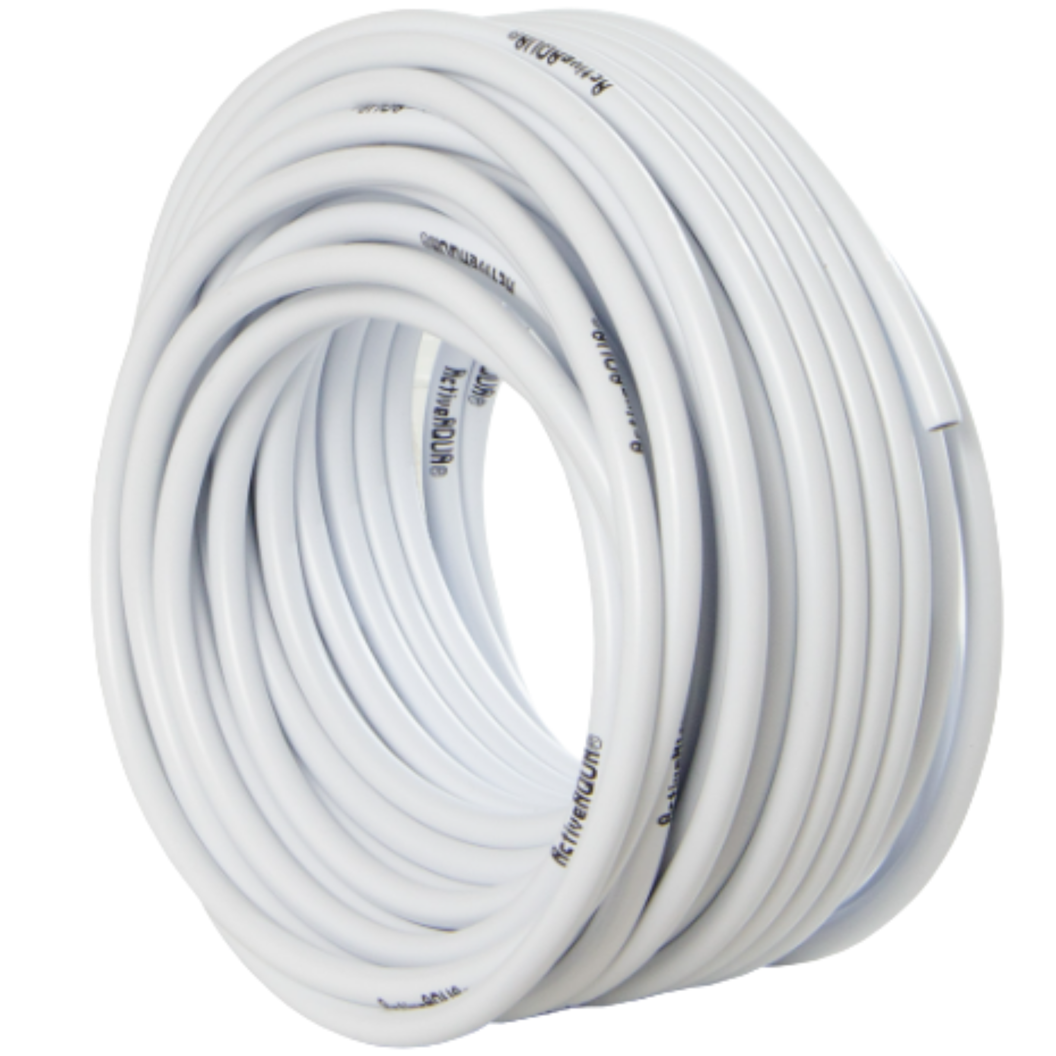 Active Aqua 1/4 in OD White & Black Tubing