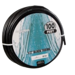 Tubería negra Active Aqua de 1/2 pulg. de DI, rollo de 30.48 m