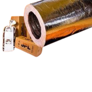 AFW MHP-25 Silver R4.2, Conducto de aire flexible aislado Clase 1 (AFW), 10" x 25 pies