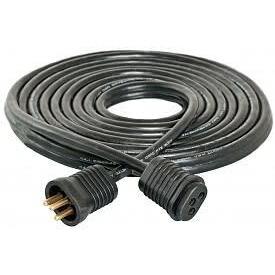 Extensión de cable de lámpara Hydrofarm, 25', Lock &amp; Seal