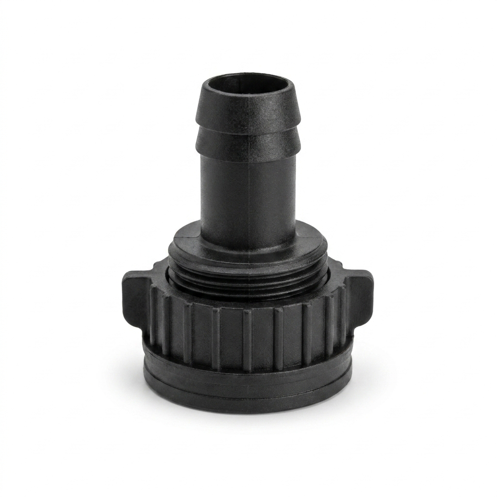 Hydro Flow Ebb & Flow Tub Outlet Fitting 3/4 in (19mm) — Componentes de Hidroponía | Pachamama Costa Rica