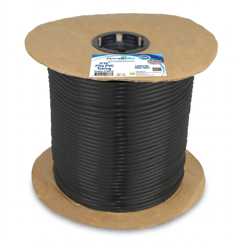 Hydro Flow EZ Flex - PVC Tubing 1/4 in OD x 3/16in ID — Bombas y Riego | Pachamama Costa Rica