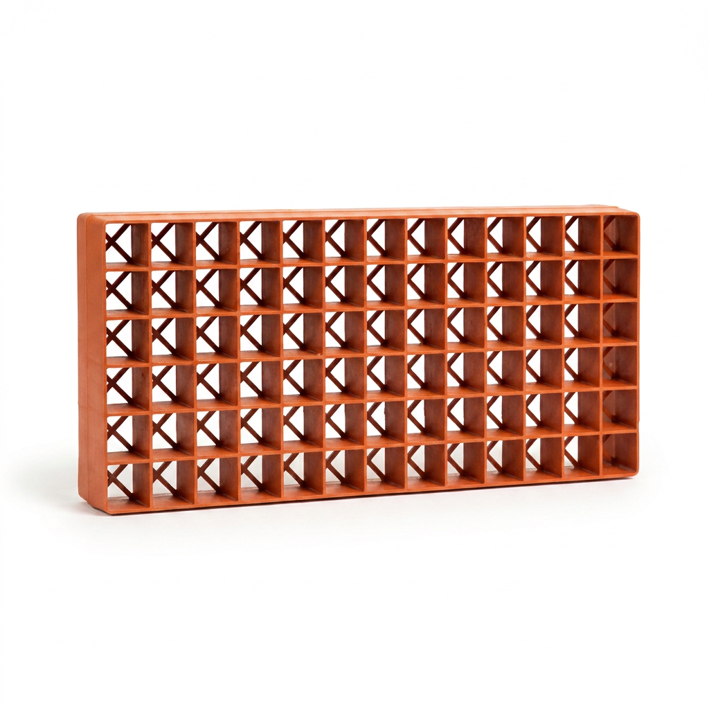 Grodan Gro-Smart Tray, 78-Cell, Terracotta — Grodan | Pachamama Costa Rica