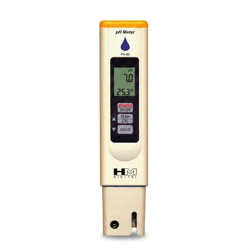HM Digital Meters PH-80 pH/Temperature Meter — Medidores y Soluciones | Pachamama Costa Rica