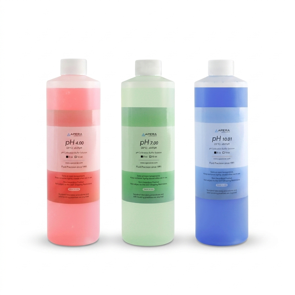 GroStar pH calibration kit (pH 4/7/10, 8 oz. each) — Medidores y Soluciones | Pachamama Costa Rica